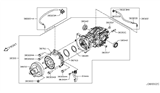 Diagram for Nissan Pathfinder Wheel Seal - 38342-3JA0A