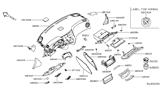 Diagram for Nissan Pathfinder Steering Column Cover - 68262-9PF0A
