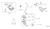 Diagram for Nissan Pathfinder Brake Fluid Level Sensor - 46048-EA000