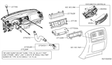 Diagram for Nissan Blower Control Switches - 27511-3KA0A