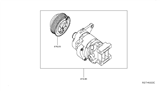 Diagram for Nissan A/C Compressor - 92600-9NB0D