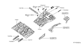 Diagram for 2020 Nissan Pathfinder Floor Pan - 74514-3JA0A