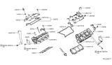 Diagram for Nissan Pathfinder Valve Cover Gasket - 13270-9PM0B