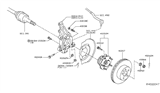 Diagram for Nissan Sentra Wheel Bearing Dust Cap - 40263-3TA0C