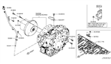 Diagram for 2016 Nissan Quest Transmission Assembly - 31020-3WX3A