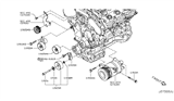 Diagram for Nissan Murano Timing Belt Idler Pulley - 11925-JA100