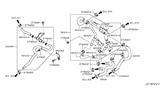 Diagram for Nissan 350Z Fuel Line Clamps - 16439-17B0A