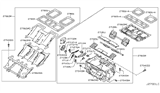 Diagram for Nissan GT-R Blend Door Actuator - 27731-EG000