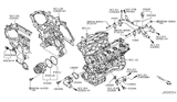 Diagram for Nissan Murano Thermostat Housing - 11060-3NT0A