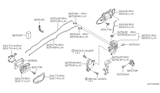 Diagram for Nissan Maxima Door Latch Cable - 82608-2Y000