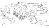Diagram for Nissan Xterra EGR Valve - 14955-8J100
