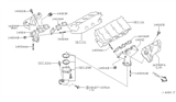 Diagram for Nissan Pathfinder Exhaust Manifold Gasket - 14036-4W015