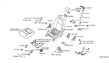 Diagram for Nissan Maxima Seat Cushion - 87311-4RA0A