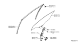 Diagram for Nissan Maxima Weather Strip - 80330-4RA2A