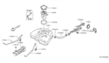 Diagram for Nissan Altima Fuel Tank Strap - 17406-JA00A
