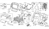 Diagram for Nissan Maxima Seat Cushion - 87350-9DC4E