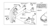 Diagram for Nissan Kicks Headlight Bulb - 26717-9B90E