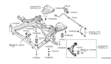 Diagram for Nissan Sway Bar Kit - 54611-9N60C