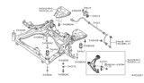 Diagram for Nissan Altima Sway Bar Link - 54668-3JA0C