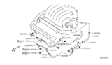 Diagram for Nissan Murano Cooling Hose - 14055-JA10A