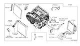 Diagram for Nissan Evaporator - 27110-9N00A