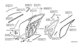 Diagram for Nissan Maxima Weather Strip - 82821-9N00A
