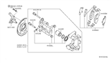 Diagram for Nissan Maxima Brake Caliper - 44011-9N00B