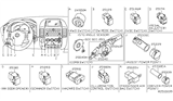 Diagram for Nissan Headlight Switch - 25560-ZC32B