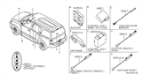 Diagram for Nissan Armada Car Key - 285E3-ZQ31A
