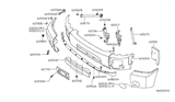 Diagram for Nissan Grille - 62050-7S200