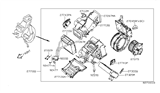 Diagram for Nissan Armada Heater Core - 27325-ZQ00A