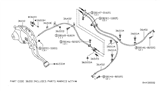 Diagram for 2015 Nissan Titan Parking Brake Cable - 36402-7S000