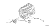 Diagram for Nissan Versa Note Oil Pump Gasket - 15066-3HC2A