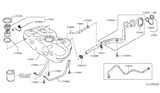 Diagram for Nissan Versa Fuel Tank Lock Ring - 17343-1LB0A