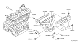 Diagram for Nissan Versa Exhaust Heat Shield - 16590-9KZ0A