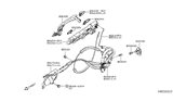 Diagram for Nissan Versa Note Door Latch Cable - 80514-3WC0A