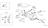 Diagram for Nissan Van Ignition Switch - 48700-D4525