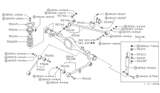 Diagram for Nissan Van Trailing Arm - 55110-11C05