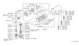 Diagram for Nissan Van Transfer Case Output Shaft Snap Ring - 31538-21X00