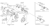Diagram for Nissan Frontier Wheel Bearing - 40215-9Z400