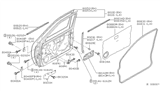 Diagram for Nissan Xterra Door Check - 80430-3S500
