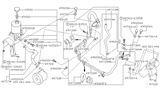Diagram for Nissan Hardbody Pickup (D21U) Power Steering Hose - 49725-8B000