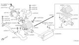 Diagram for Nissan Frontier Air Intake Coupling - 16578-4S100
