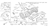 Diagram for 2000 Nissan Xterra Transmission Assembly - 310C0-43X64