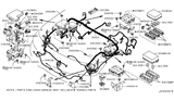 Diagram for Nissan Pathfinder Fuse Box - 24381-7990A