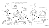 Diagram for Nissan Maxima Ignition Lock Assembly - 48700-D4526