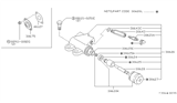 Diagram for Nissan Axxess Clutch Slave Repair Kit - 30621-26E25