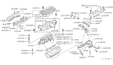 Diagram for 1991 Nissan Maxima Intake Manifold Gasket - 14035-V5202