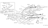 Diagram for Nissan 200SX Tailgate Lock - 84630-D4011