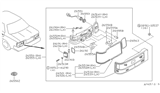 Diagram for Nissan Pathfinder Headlight Bulb - 26261-04W00